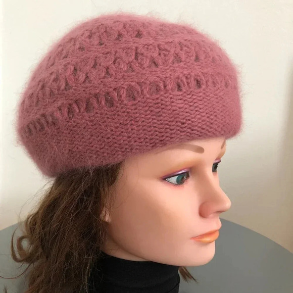 Vintage Dusty Rose Wool Hat - Picture 8 of 11
